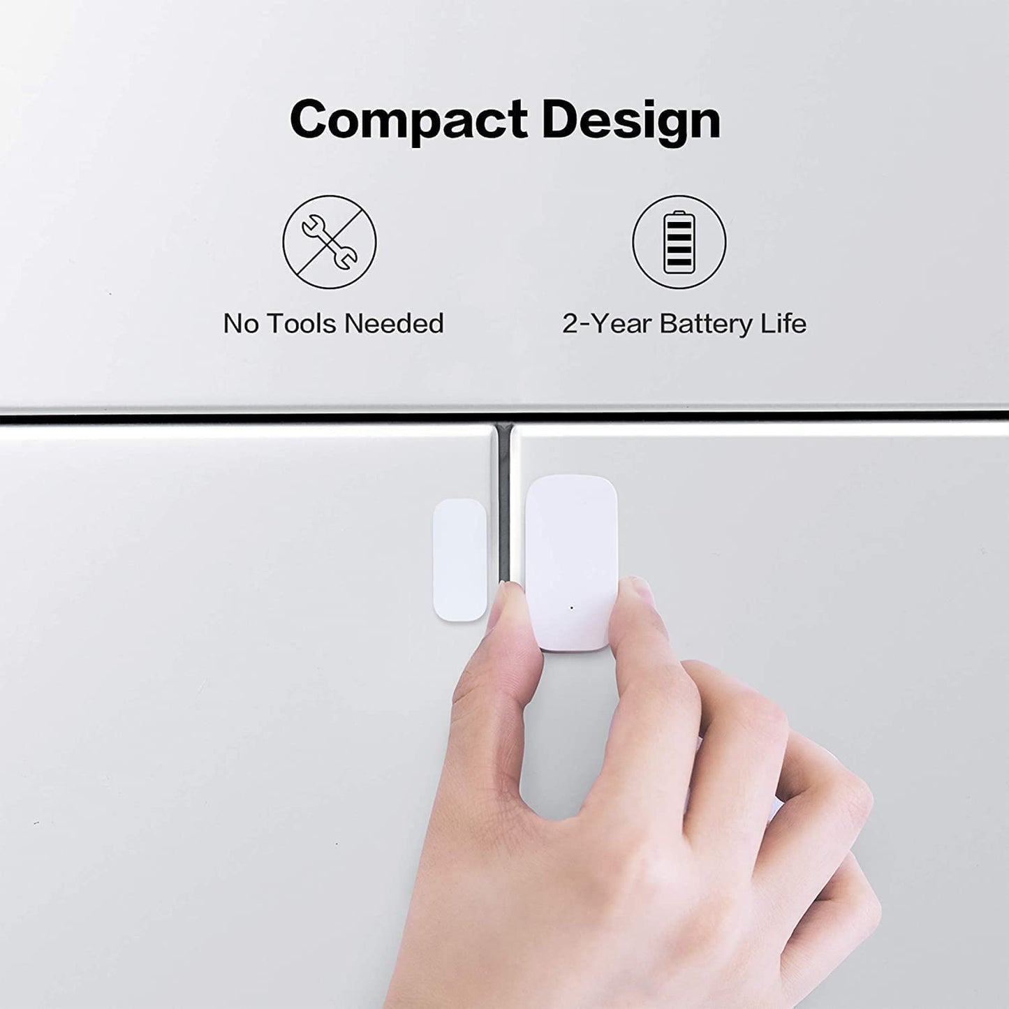 Aqara Zigbee Door and Window Sensor 3 Pack, Wireless Mini Contact Sensor, Home Automation, Requires Aqara Hub, Zigbee Connection, Kid Safety, Compatible with Apple HomeKit, Alexa, Works with IFTTT