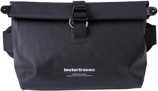 Waterproof Snorkeling Bag Waterproof Fanny Pack Waist Bag Canoe Kayaking Rafting Surfing Swimming Boating Paddle Board IPX8 (Black)