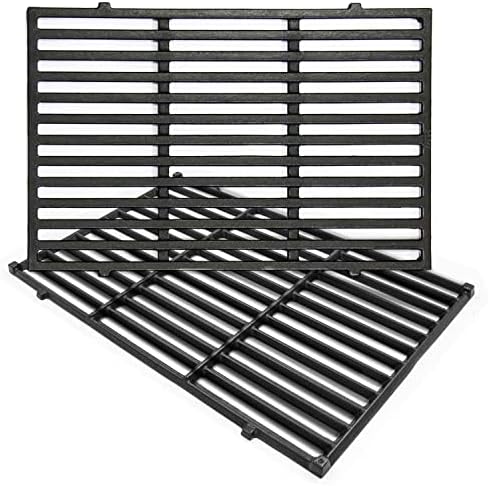Hongso 19.5" Cast Iron Cooking Grid Grates 7524 7528 Grill Replacement Parts for Weber Genesis 300 Series E310 E320 E330 S310 S320 S330 EP310 EP320 EP330 Gas Models (2007-2016 ONLY)