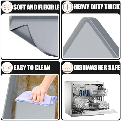 Silicone Griddle Mat Cover for Blackstone - 28 Inch True All-Encompassing Coverage Heavy Duty Food Grade Grill Buddy Mat, All Season Cooking Surface Protective Cover