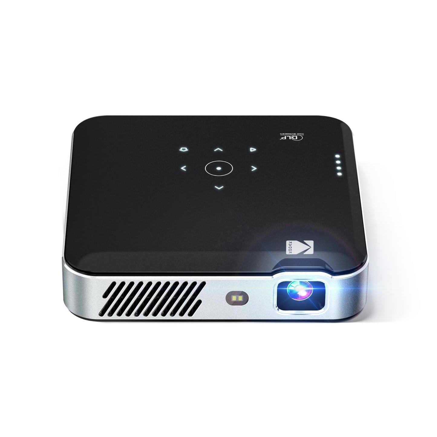 Kodak Luma 500 Mini Projector | 1080p Full HD Portable Outdoor Projector with Wi-Fi, Bluetooth, HDMI & USB | Google TV 11.0 OS, Netflix Certified, Chromecast Built-In, Black, 150