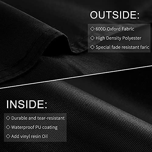 Grill Cover for Traeger 22 & Pro 575 Series Grills, Heavy Duty Waterproof Wood Pellet Grill Cover, Special Zipper Design