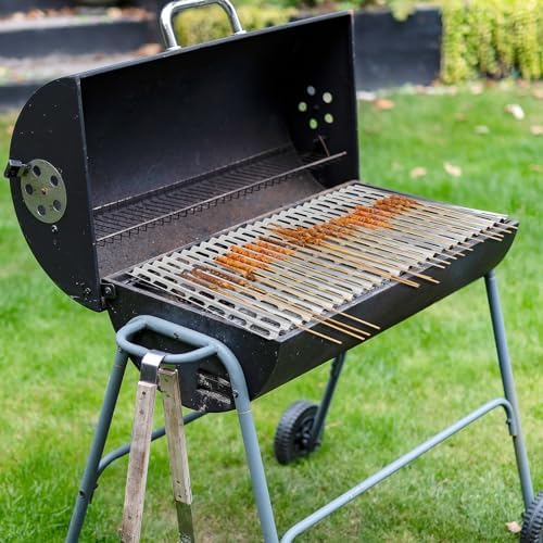 20 Pack Disposable Aluminum Grill Liners, 12" x 20" Rollable Grill Sheets for Grill Grates of Outdoor Charcoal BBQ