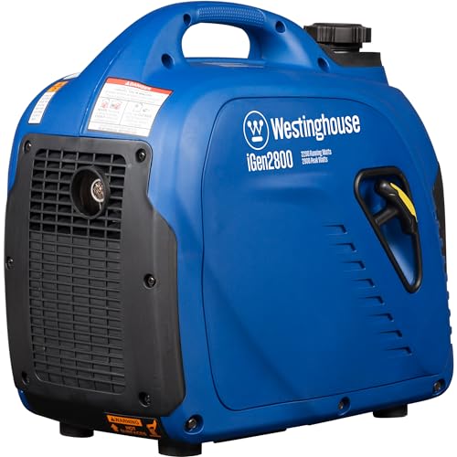 Westinghouse 2800 Peak Watt Super Quiet & Lightweight Portable Inverter Generator, Gas Powered, Parallel Capable, Long Run Time