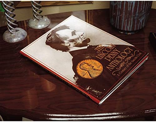 American Coin Treasures Lincoln Penny Anthology Coffee Table Book and Coin Set| 1909 to 1999 Wheat and Memorial Cents | Certificate of Authenticity | Collectible Coins 20th Century |