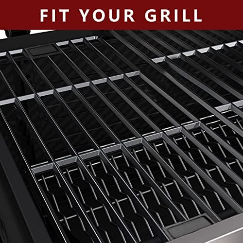 Grill Grates for Char Griller Replacement Parts Cast Iron Chargriller Cooking Grate 2121 2123 2222 2828 3001 3030 3725 4000 5050 5252 5650 9020 Charcoal Smoker Rack BBQ 19 3/4" x 20 1/4"