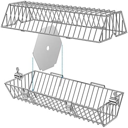 onlyfire 17 inch Stainless Steel Round Tumble Rotisserie Basket Cooking Accessory Fits for Most Grills