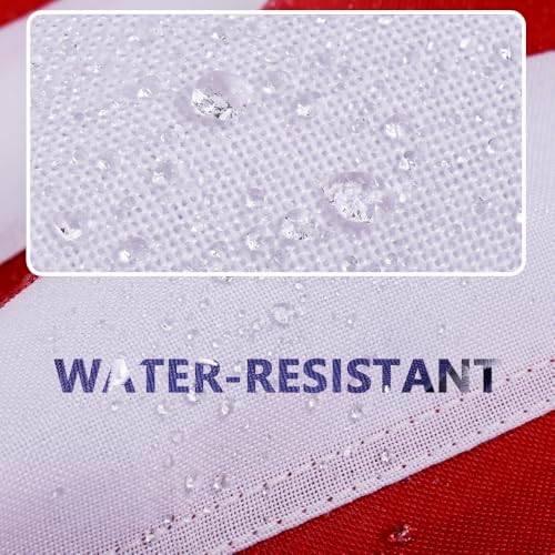 American Flag For Outside 3x5 Ft Pole Sleeve Banner Style-TearProof Series USA Outdoor Flags,Heavy Duty Durable Longest Lasting Spun Polyester,Embroidered Stars,Sewn Stripes,Water Resistant,High Wind US Outdoor Indoor Flags