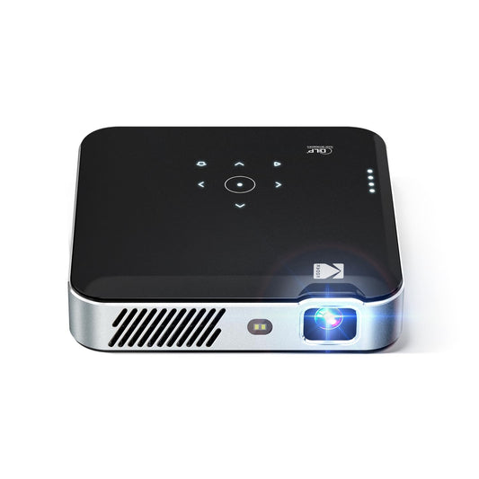 Kodak Luma 500 Mini Projector | 1080p Full HD Portable Outdoor Projector with Wi-Fi, Bluetooth, HDMI & USB | Google TV 11.0 OS, Netflix Certified, Chromecast Built-In, Black, 150
