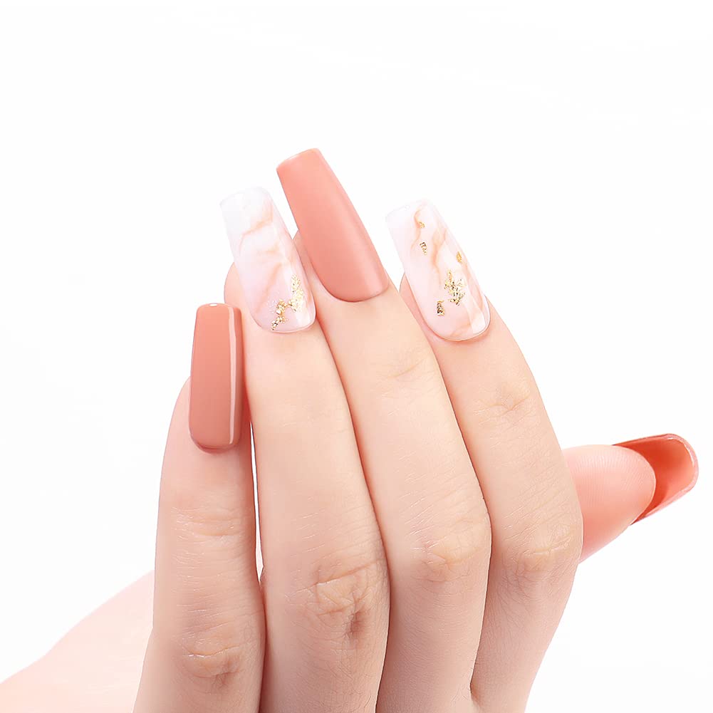 AIMEILI Soak Off U V LED Hema Free Nude Gel Nail Polish - Stella Anethum (107) 10ml