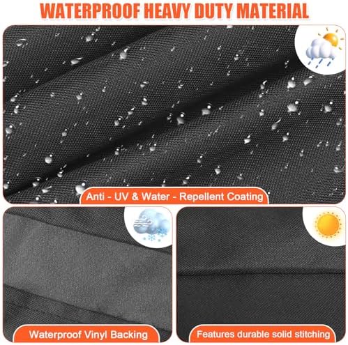 QuliMetal Vertical Smoker Cover for Pit Boss 4/5/7 Series Vertical Smokers, PBV4PS1, PBV5PW1, PBV4PS2, PBV5P1, Pro Series 4/5/7 Vertical Pellet Smokers, Heavy Duty Pellet Grill Cover for Pitboss 73550