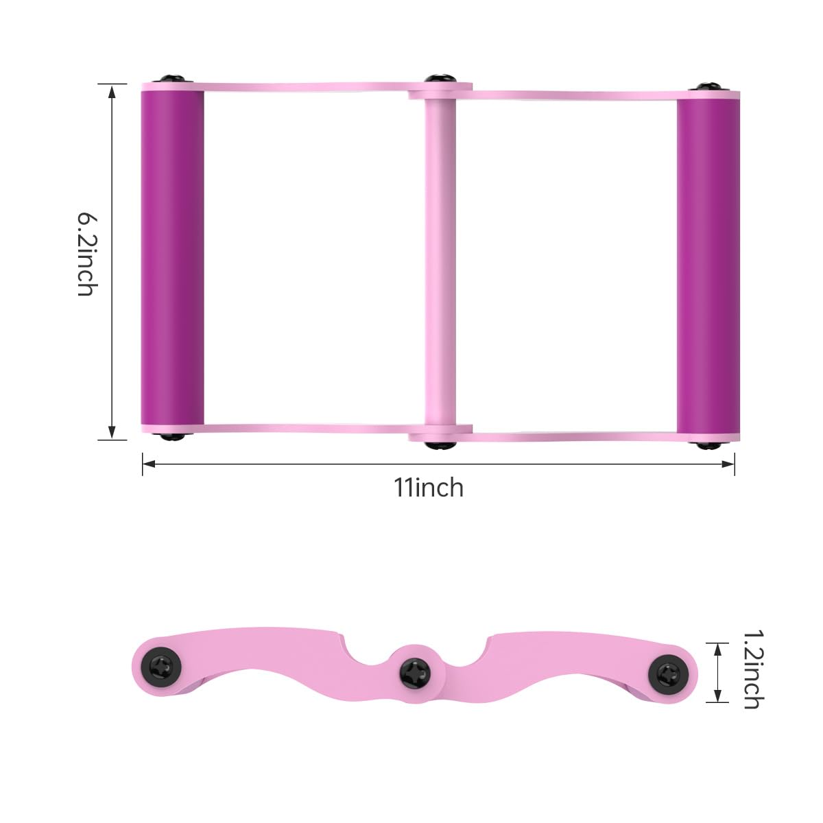 AimiDream V Bar Landmine Handle Attachment for Barbell Bar, Solid Multi-Grip Landmine Handle Attachment with Non-Slip Rubber Handle, Fits Olympic Bars Strength Training Bars,Pink