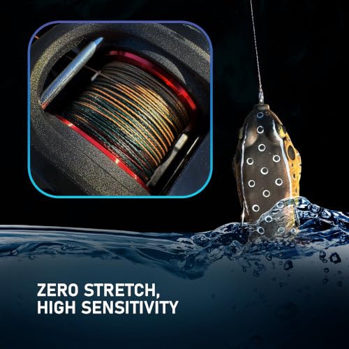 Reaction Tackle Braided Fishing Line Hi Vis Yellow 6LB 150yd