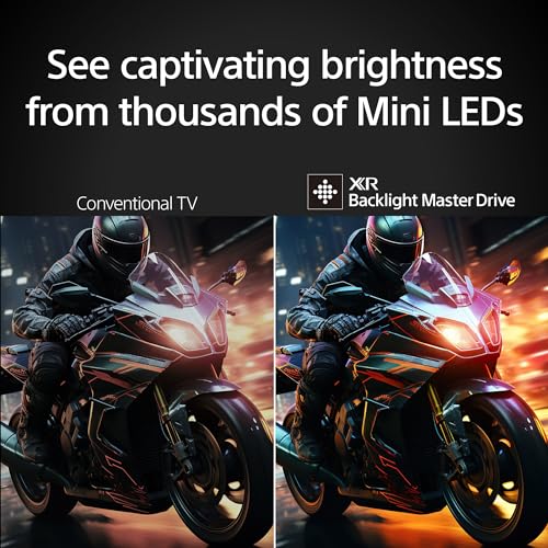 Sony 75 Inch Mini LED QLED 4K Ultra HD TV BRAVIA 7 Smart Google TV with Dolby Vision HDR and Exclusive Features for PlayStation®5 (K-75XR70)