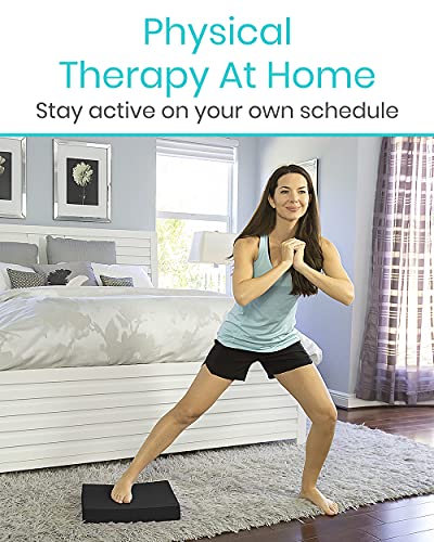 Vive Balance Pad - Foam Board Yoga Mat Block for Physical Therapy, Stability, Workout, Knee and Ankle Exercise - Equipment for Strength Training, Rehab - Large Floor Pad for Adults, Kids
