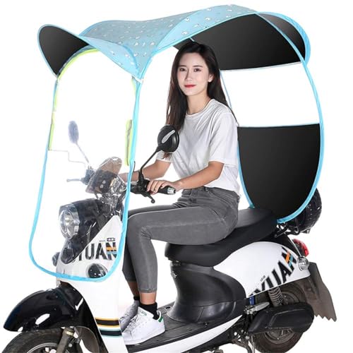 Universal Electric Motorcycle Sunshade Cover, Scooter Rain Waterproof Cover, Battery Car Canopy Umbrella Cover