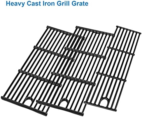 for Charbroil 463448021 Parts Grill Grate for Charbroil Performance 5 Burner Gas Grill Replacement Part Cast Iron Cooking Grate for Charbroil 463449021 463466522 463455021 463451022 5-Burner Gas Grill