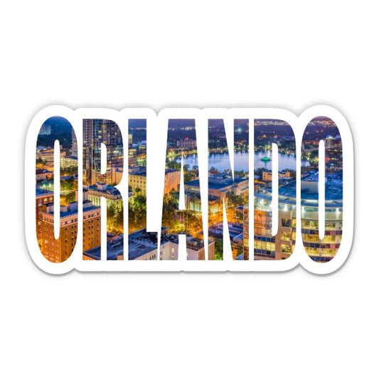 Squiddy Orlando Florida - Vinyl Sticker Decal for Phone, Laptop, Water Bottle (4" Wide)