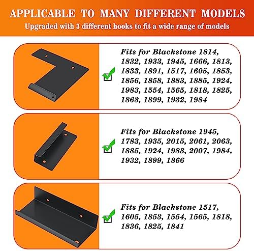 GRISUN Grease Catcher for Blackstone Griddle 17, 22, 28, 30 & 36 inches, 20 Pack Grease Cup Liners, Disposable foil drip Pans for Blackstone Flat Top Grill, Grill Accessories Kit, 3 Different Hooks