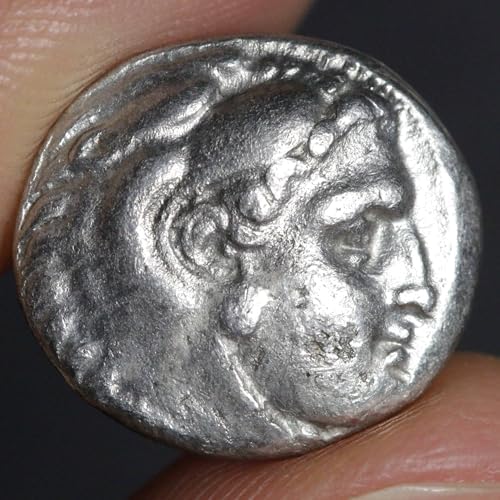 Alexander The Great Coin Ancient Greece Silver Drachm (300 BC) with Certificate of Authenticity (SKU 784G)