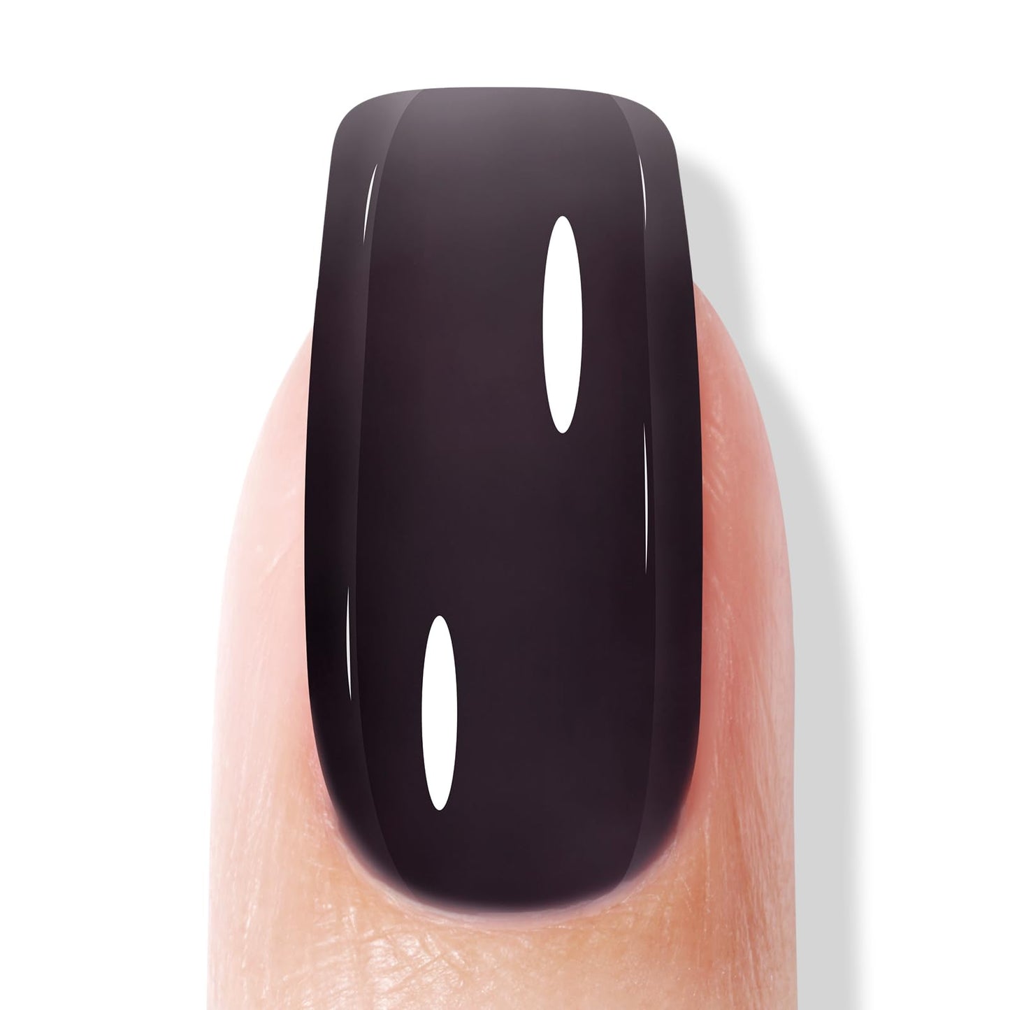 AILLSA Jelly Gel Nail Polish - Sheer Black Gel Polish Translucent Nails Gels Soak Off U V Gel Polishs Neutral Gel Polish for Nail Art Manicure DIY at Home 0.51 Fl Oz /GB48