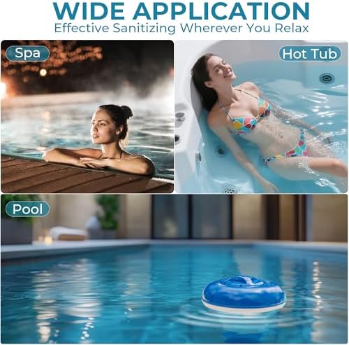 1 Inch Bromine Tablets | Brominating Chemical Sanitizer for Spas, Hot Tubs or Indoor Pools - Low Odor, Less Irritation, Pre-Stabilized, Long-Lasting, Chlorine Alternative - 1.2 lbs