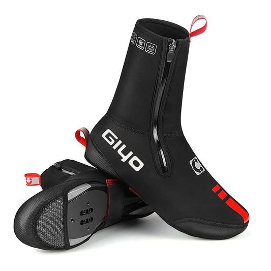 LOVTRAVEL Thick Warm Winter Cycling Overshoes Neoprene Waterproof Windproof Bike Shoe Covers Men Women MTB Road Bicycle Booties Case