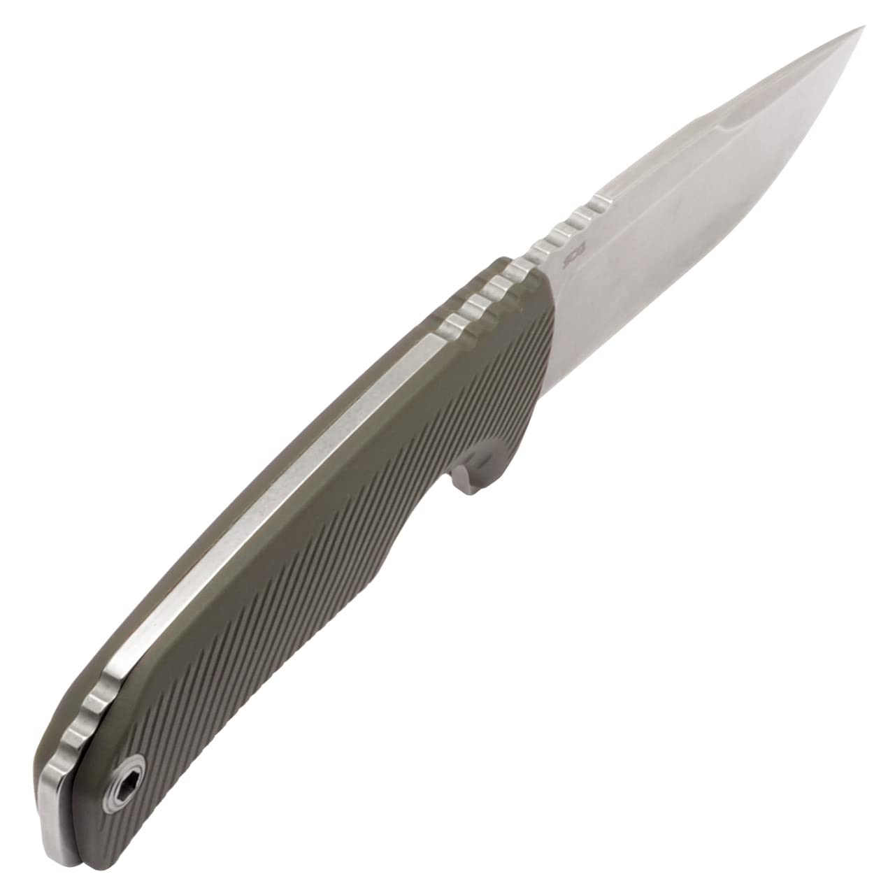 SOG Tellus FX Full-Sized Fixed Blade Knife 4.2" Full-Tang CRYO 440C Steel Blade GRN Handle UMS Compatible Sheath, Olive Drab