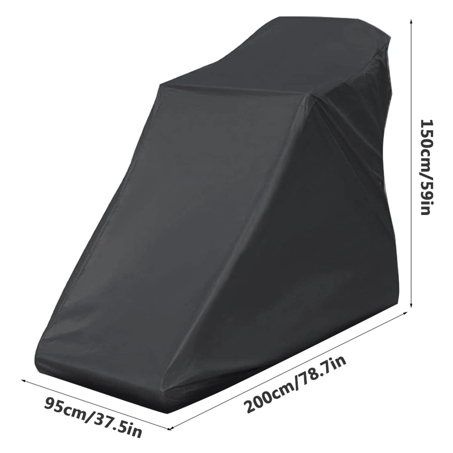 EVTSCAN 79x37x59 in Universal Waterproof Cover for Folding Treadmill or Exercise Bikes, 210D Oxford Cloth with Silver PU Coating, Full Coverage, Easy to Clean for Home Gym Indoor Outdoor