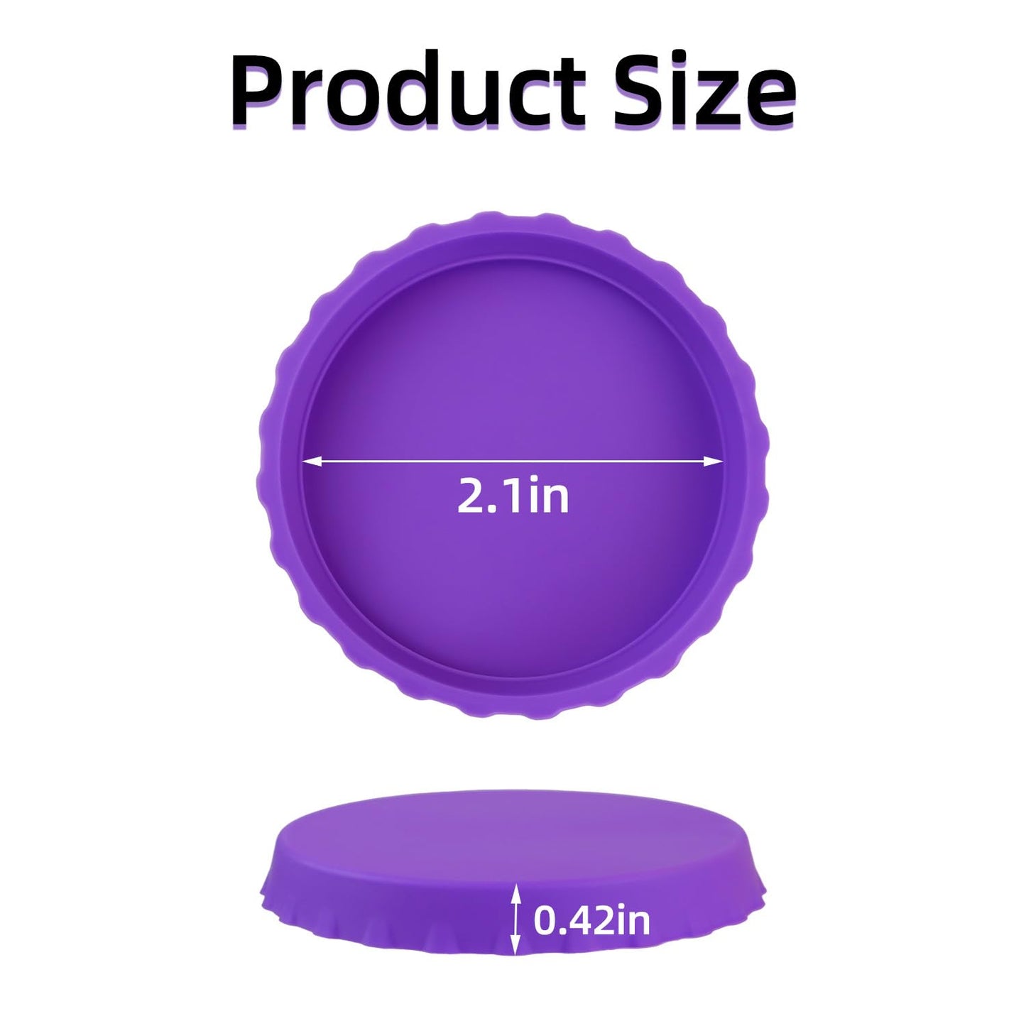 6 Pack Silicone Soda Can Lids Silicone Cans Covers for Beverage Soda Drink Reusable Beer Can Cover Lid Can Saver for Coke Juice Can Stopper Protector Fits Standard Cans (6 Colors)
