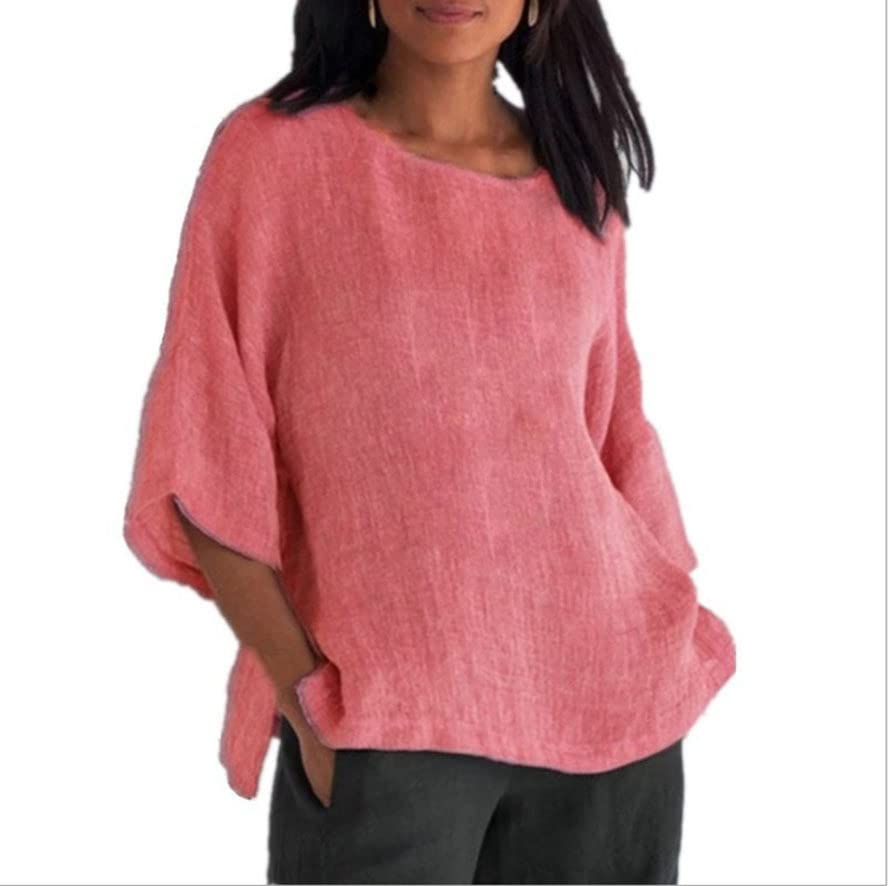 APIVOE My Orders Lightning Deals of Today Prime Womens Tunic Tops Womens 3/4 Sleeve Tops White Blouse for Women Business Casual Tops for Women T Shirts for Women Women's Plus Size Tops Summer Tops