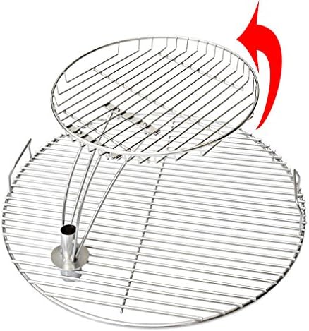 Onlyfire 13.5” Stainless Steel Cooking Grate with Swivel Shaft for Char-Griller 16620