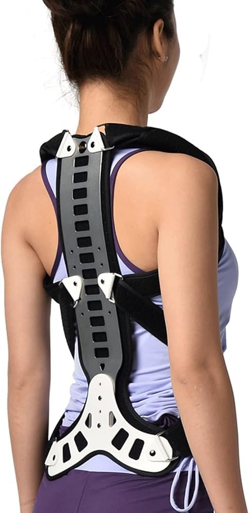 GYDUHYE Posture Corrector-Back Brace for Men and Women- Fully Adjustable Straightener for Mid, Upper Spine Support- Neck, Shoulder, Clavicle and Back Pain Relief-Breathable(Size:Small)