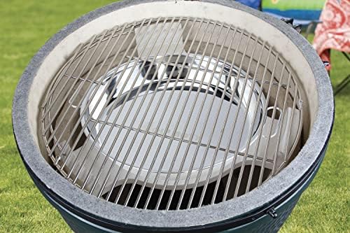 Drip Pan for Big Green Egg Large-Big Green Egg Accessories Replacement Parts Stainless Steel Roasting Pan, Also Fit Weber Kettle Charcoal Grills Kamado, 12.5 inch