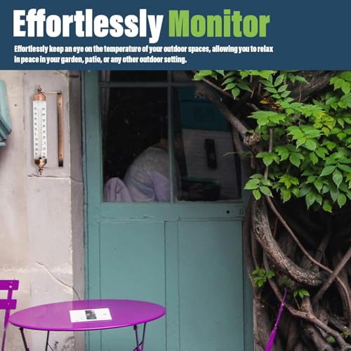 10 inches New Premium Steel Outdoor Thermometer