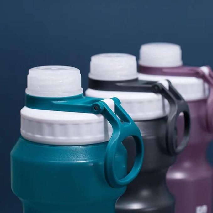 Sports Water Bottle, Plastic Water Bottle,BPA-Free,Leak-Proof, Reusable Water Bottle for School, Outdoor,Gym, Running, Hiking (Blue (26 OZ))