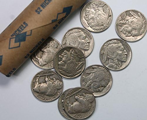 1-Roll of 40 FULL DATE 1930's Buffalo Nickels