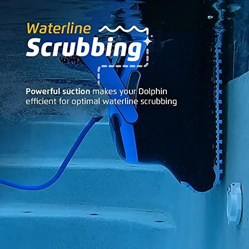 Dolphin Nautilus CC Supreme Wi-Fi Automatic Robotic Pool Vacuum Cleaner, Dual Drive, Waterline Scrubber Brush, Top Load Filter, Ideal for In-Ground Pools up to 50 FT