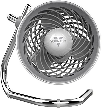 Vornado Pivot Personal Air Circulator, Portable, Desk Fan, Electric, Ice White