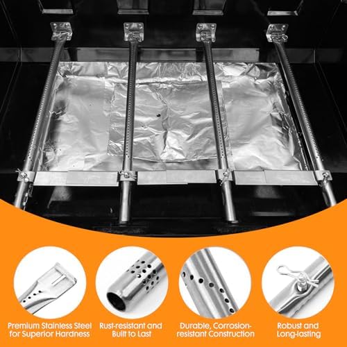 Replacement Parts Kit for Charbroil Performance 5 Burner 463347519 463275717 463243518 463347518, 463275517, 475 4 Burner 463347017 463376018P2, for Charbroil Grill Replacement Parts 5 Burner