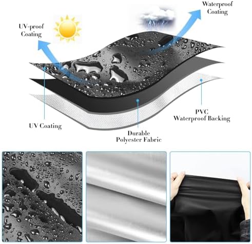 Charcoal Grills Cover for Royal Gourmet CC1830 30 Barrel Charcoal Grill, Water-Resistant Outdoor Grill Cover BBQ Grill Cover Barbeque Grill Cover