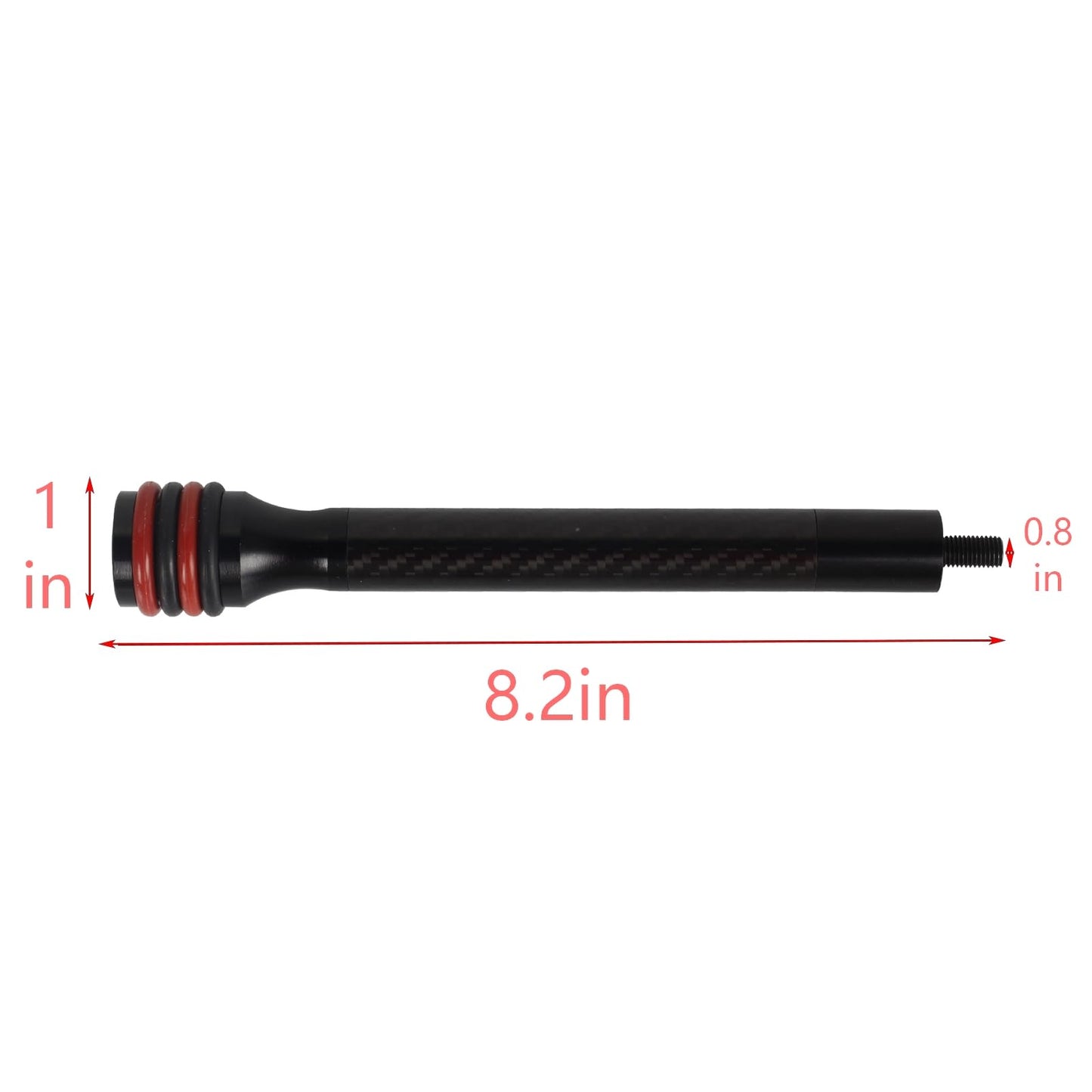 FENJANER Archery 8″ Bow Stabilizer- Carbon Fiber Bow Balance Bar with Damping System for Compound/Recurve Bow Hunting Archery Accessory Equipment (8 Inch)