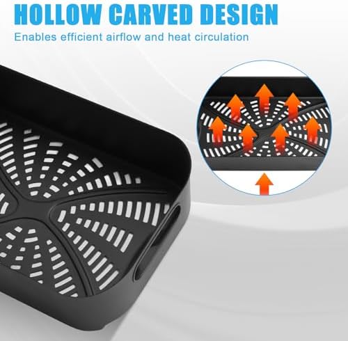 Grill Cooking Pot and Combo Crisper Basket for Ninja Foodi FG551/DG551 Smart XL Indoor Grill Accessories,Non-Stick Air Frying Basket & Griddle Pan Replacement for Ninja DG651