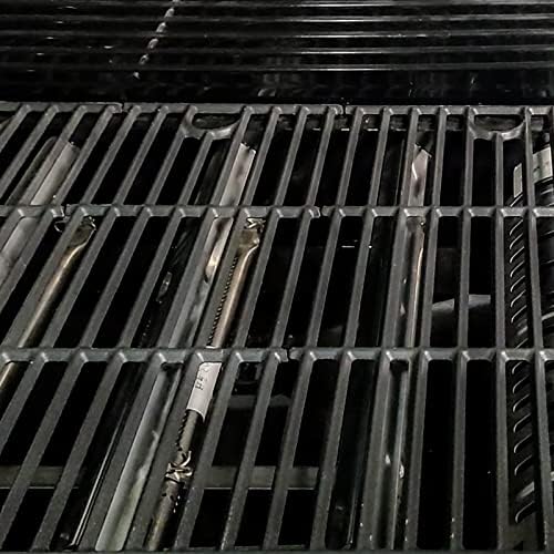 for Charbroil 463448021 Parts Grill Grate for Charbroil Performance 5 Burner Gas Grill Replacement Part Cast Iron Cooking Grate for Charbroil 463449021 463466522 463455021 463451022 5-Burner Gas Grill