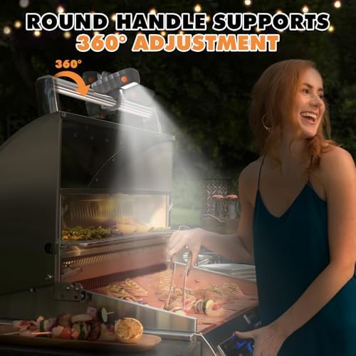 2 Pack Grill Lights - Outdoor Grill Accessories, Fit for Blackstone, Weber, Big Green Egg