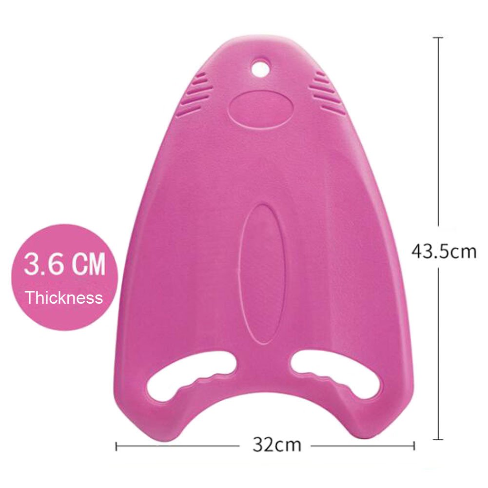 Ailike Swimming Board Shark Kickboard Training Aid Pool for Kids Adults (Pink+Yellow)