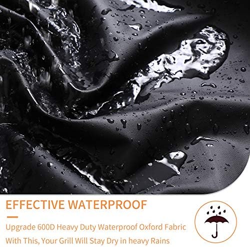 Grill Cover for Traeger 22 & Pro 575 Series Grills, Heavy Duty Waterproof Wood Pellet Grill Cover, Special Zipper Design