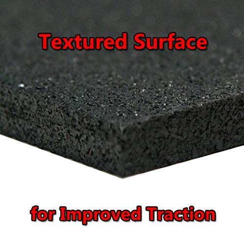 American Floor Mats Ultimate Stand-Alone Gym Mats 10% Blue-Grey 4' x 6' - 1/4" Thick
