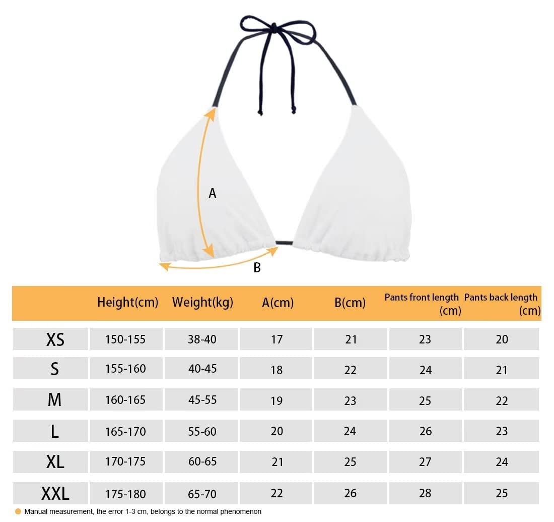 Annejudy Cheetah Print Women Two Piece Bikini Swimsuit Leopard Sexy Bathing Suits Halter Triangle Tops String Bikini Sets Quick Drying Beachwear