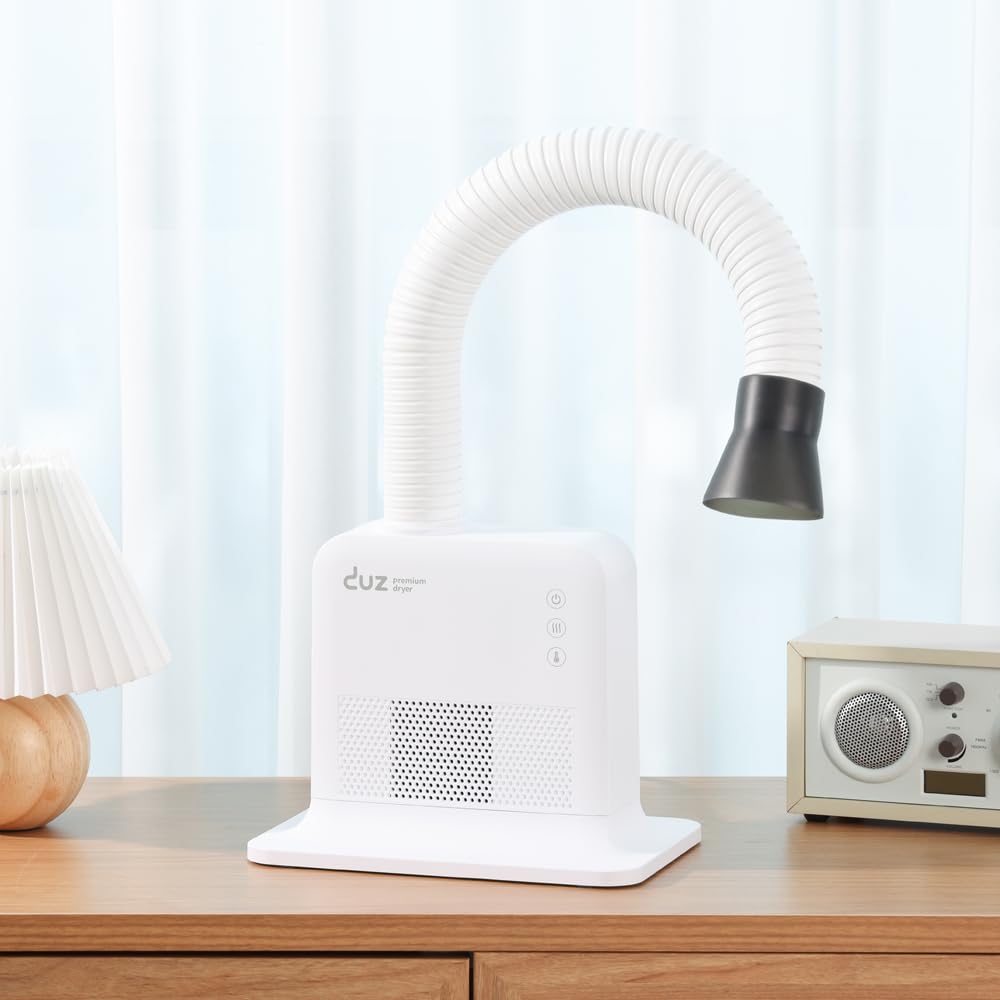 DUZ V2Pro Advanced & Energy-Efficient Pet Grooming Dryer: Powerful Airflow, Low Wattage, Hands-Free Operation, Quiet & Stress-Free Grooming Solution, Ideal for All Coats